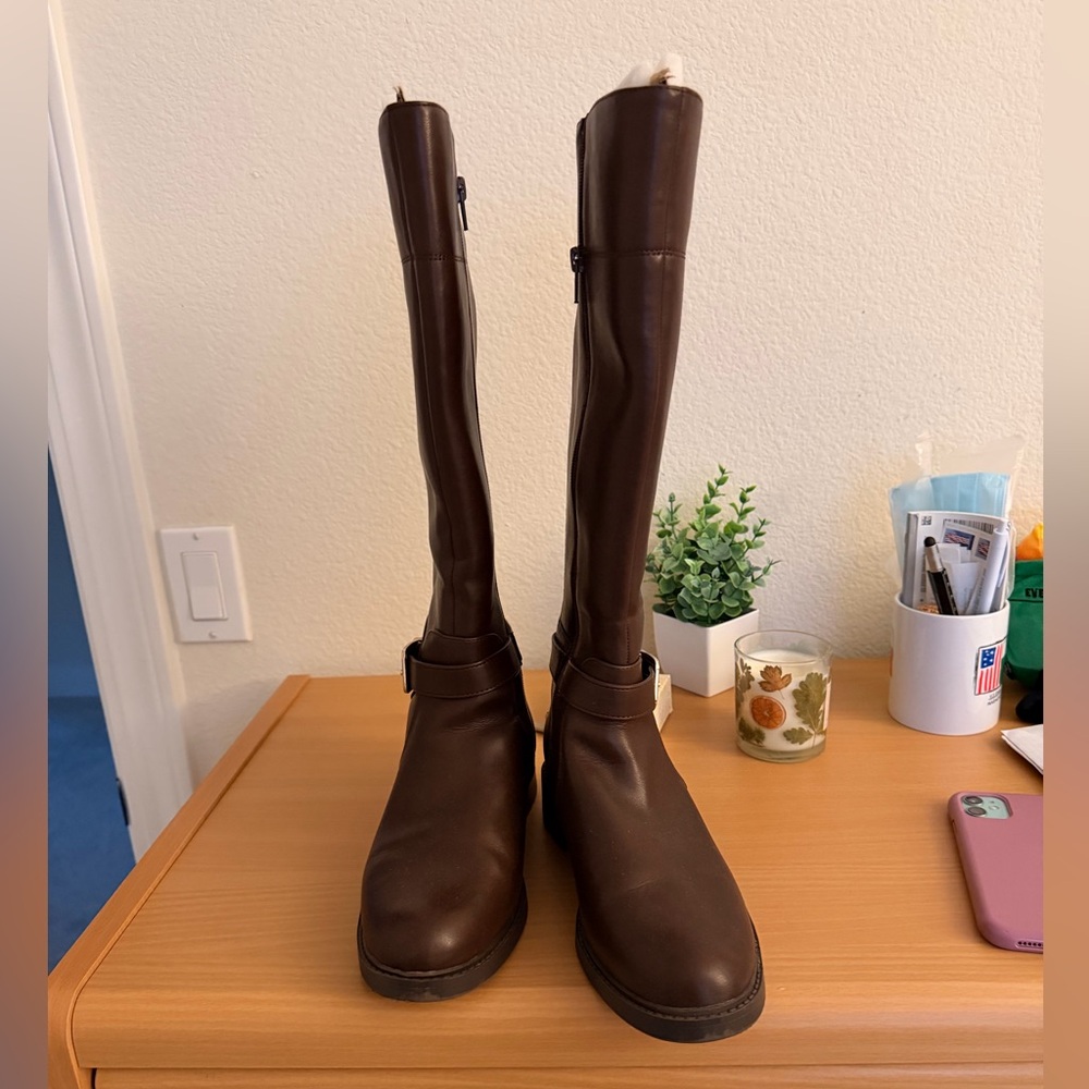 Kelly & Katie Dark Brown knee high  riding Boots